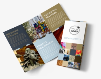 Art Gallery Brochure Template Preview - Brochure Design For Art, HD Png Download, Transparent PNG
