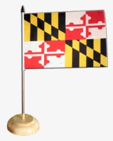 Usa Maryland Table Flag - State Md Maryland Flag, HD Png Download, Transparent PNG
