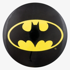 Batman Black And Gold Entertainment Button Museum - Batman Symbol, HD Png Download, Transparent PNG