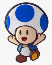 Super Mario Paper Toad, HD Png Download, Transparent PNG