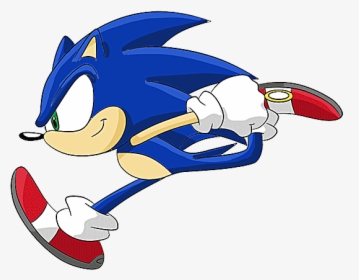 Sonic The Hedgehog Cartoon Running, HD Png Download, Transparent PNG