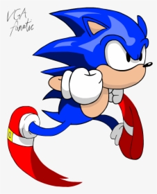 Sanya Clipart Kids - Classic Sonic Running Animation, HD Png Download ,  Transparent Png Image - PNGitem