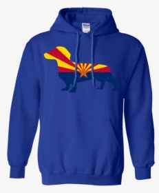 Dachshund Arizona Flag Pullover Hoodie 8 Oz - T-shirt, HD Png Download, Transparent PNG
