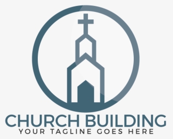 Church Building Vector Logo Design - Graphic Design, HD Png Download, Transparent PNG