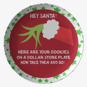 Cookies For Santa Plate - Label, HD Png Download, Transparent PNG