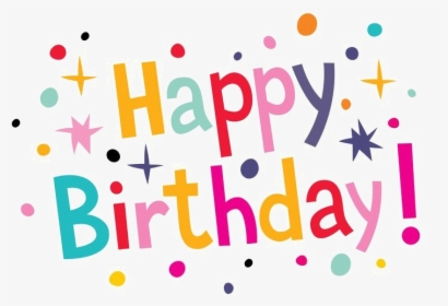 Fancy Happy Birthday Transparent Image - Happy Birthday Cartoon Sign, HD Png Download, Transparent PNG