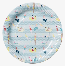 Rice,8 Paper Plate In Assorted Swimster And Butterfly - Circle, HD Png Download, Transparent PNG
