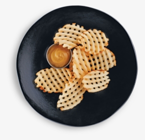 Loaded Cheesesteak Waffle Fries - Water Biscuit, HD Png Download, Transparent PNG