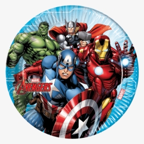 Avengers Paper Plates - Marvel Avengers, HD Png Download, Transparent PNG