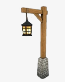 #outside #light #lamp #post #wood - Lamp, HD Png Download, Transparent PNG