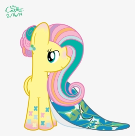 Rainbow Power Fluttershy S Prom Dress By Mtfc1029 - Cartoon, HD Png Download, Transparent PNG
