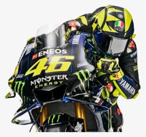 Monster Energy Yamaha Motogp - Valentino Rossi 2019 Png, Transparent Png, Transparent PNG