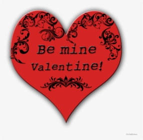 Facebook Graphics Be Mine Valentine - Heart, HD Png Download, Transparent PNG