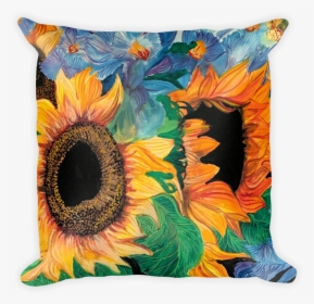 Girasoles Pillow - Sunflower, HD Png Download, Transparent PNG