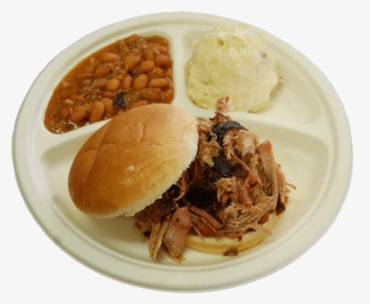 Bbq Beef Sandwich, Bbq Pork Sandwich Or Pulled Chicken - Fast Food, HD Png Download, Transparent PNG