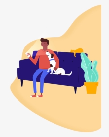 Pet Parent - Sitting, HD Png Download, Transparent PNG