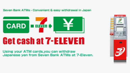 Seven Bank Atms - 7 Eleven, HD Png Download, Transparent PNG