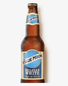 Bluemoon Belgian White Beer Bottle - Blue Moon Beer, HD Png Download, Transparent PNG