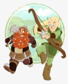 Transparent Legolas Png - Lord Of The Rings Gimli And Legolas Bro, Png Download, Transparent PNG