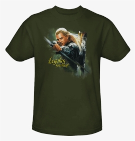 Legolas Greenleaf Hobbit T-shirt - Legolas, HD Png Download, Transparent PNG