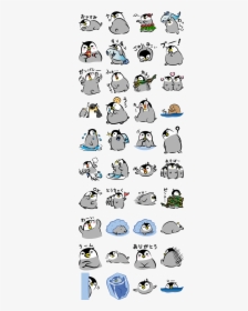 Drawing Penguins Logo - Google Hangouts Penguin Sticker, HD Png Download, Transparent PNG