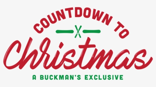 Buckman S Countdown To Christmas - Calligraphy, HD Png Download, Transparent PNG