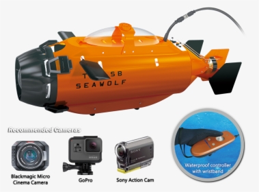Rc Seawolf Submarine V2, HD Png Download, Transparent PNG