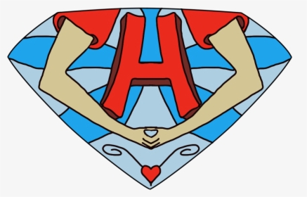 Man Of Steel Logo Outline - Emblem, HD Png Download, Transparent PNG
