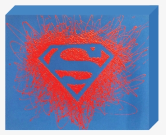Dc Comics, Paint Splatter Canvas, Superman - Superman, HD Png Download, Transparent PNG