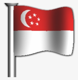 Singapore Flag Clipart Mountain - Flag, HD Png Download, Transparent PNG