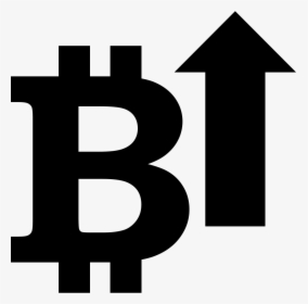 Bitcoin With An Up - Icon, HD Png Download, Transparent PNG