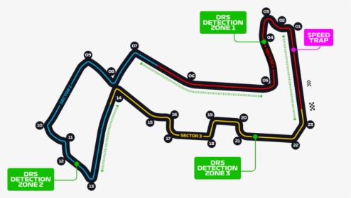 Alfa Romeo - F1 Singapore Gp Track Map, HD Png Download, Transparent PNG