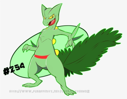 Literally A Sceptile - Cartoon, HD Png Download, Transparent PNG
