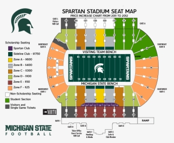 Section Spartan Stadium Seating Chart, HD Png Download, Transparent PNG