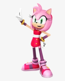 Boom Amy Legacy Render By Nibroc Rock Ddeci6f-pre - Amy Rose From Sonic Boom, HD Png Download, Transparent PNG