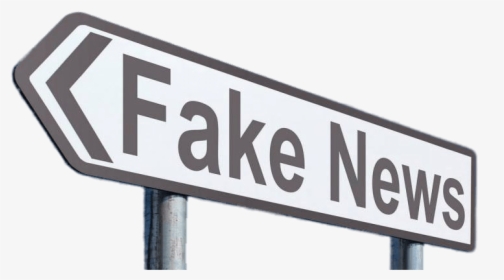 Fake News Direction Sign - Street Sign, HD Png Download, Transparent PNG