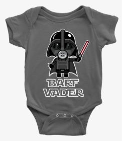 Barf Vader - Baby Onesie - Baby Onesies Hello I M New Here, HD Png Download, Transparent PNG