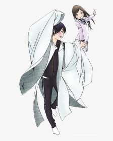 A Transparent Dancing Yato And Hiyori For Your Blog - Cartoon, HD Png Download, Transparent PNG