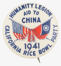 Humanity Legion Aid To China Event Button Museum - Emblem, HD Png Download, Transparent PNG