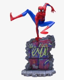 Spider Man Into The Spider Verse Statues, HD Png Download, Transparent PNG