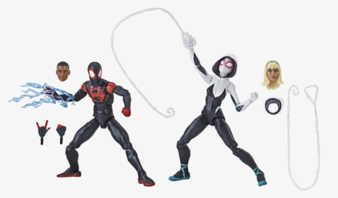 Marvel Legends Miles Morales And Spider Gwen, HD Png Download, Transparent PNG
