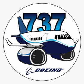 Boeing 737 Clipart - Boeing Sticker, HD Png Download, Transparent PNG