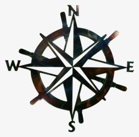 Nautical Compass Larger Image - Compass Rose, HD Png Download, Transparent PNG