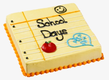 School Days Paper Ice Cream Cake - Back To School Sheet Cake, HD Png Download, Transparent PNG