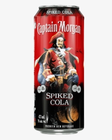 Captain Morgan Spiked Cola 473 Ml - Captain Morgan Spiked Cola, HD Png Download, Transparent PNG