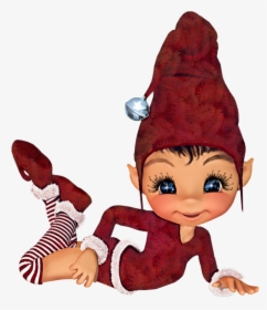 Christmas Elf Blue-silver By Myriadelle On Clipart - Christmas Elf Transparent Png, Png Download, Transparent PNG
