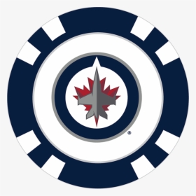 Winnipeg Jets Poker Chip Ball Marker - Winnipeg Jets New Logo 2011, HD Png Download, Transparent PNG