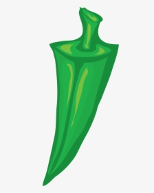 Green Pepper Vector Clip Art, HD Png Download, Transparent PNG