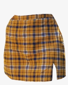 #clueless #yellow #plaid #skirt #cute #outfit #vintage - Yellow Plaid Skirt Transparent, HD Png Download, Transparent PNG