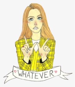 Clueless, Whatever, And As If Image - Clueless Cher Art, HD Png Download, Transparent PNG